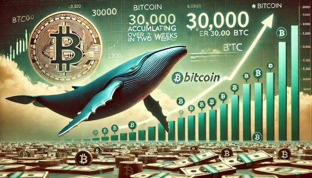Bitcoin-hvaler akkumulerer over 30.000 BTC på 2 uger - tegn på en kommende impuls?