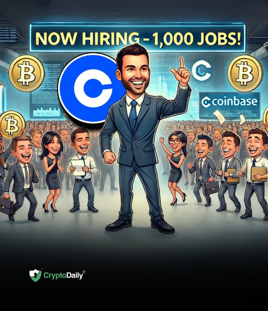 1.000 nye jobs: Coinbase rider på Trumps pro-Bitcoin bølge.