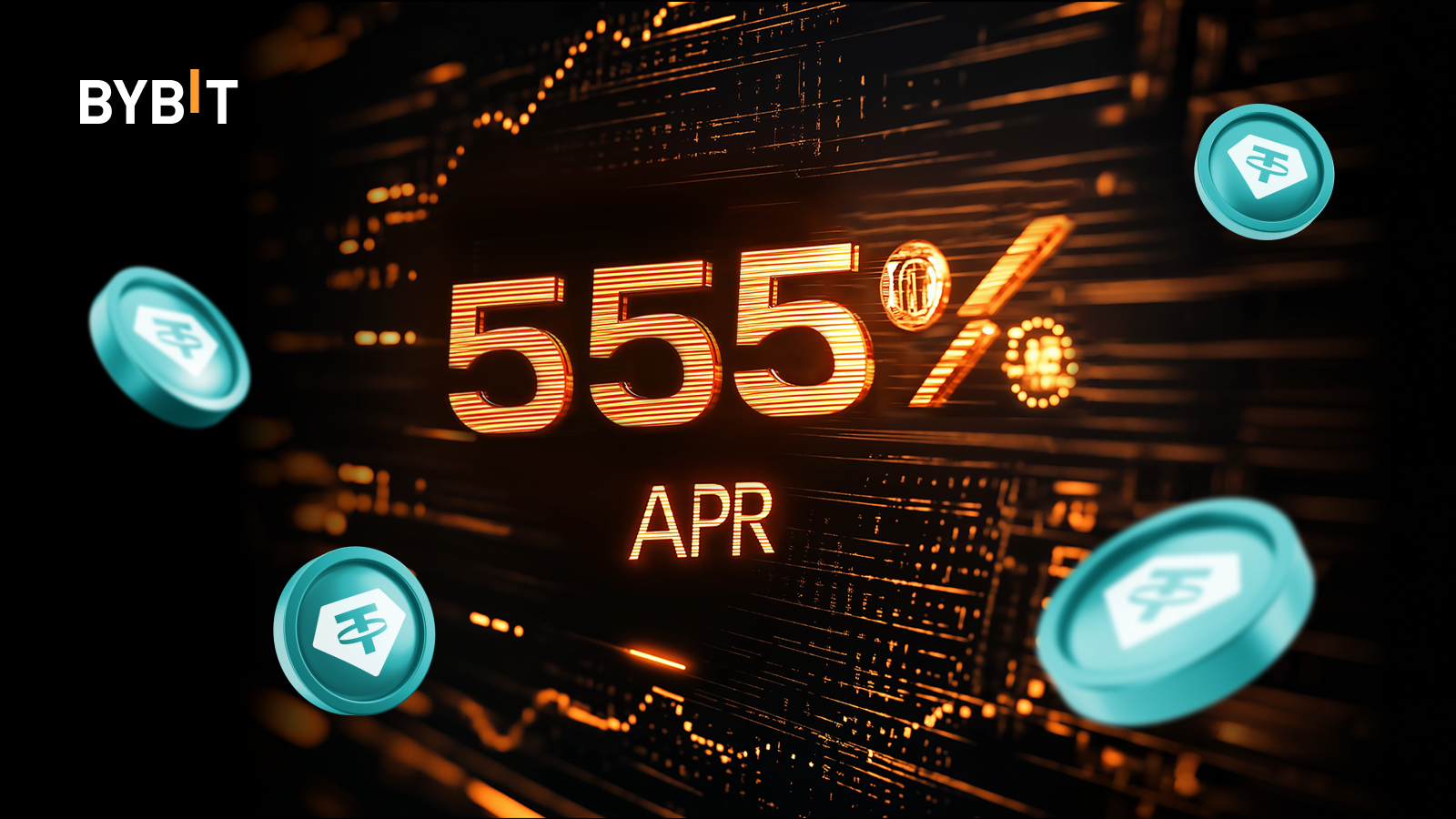 Bybit starter 555% APR boost og airdrop til nye indbetalingsbrugere.