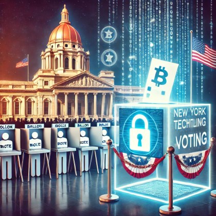 Blockchain i valgurnen? NY-forsamlingen overvejer teknologi til bekæmpelse af valgsvindel.