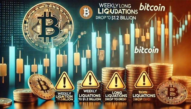 Bitcoin Margin Skrumper: Lange Likvidationer falder til 1,2 mia. dollars, da handlende bliver forsigtige