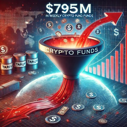 Ugentlig krypto fondsrapport viser $795 millioner i udstrømninger i forbindelse med toldbekymringer.