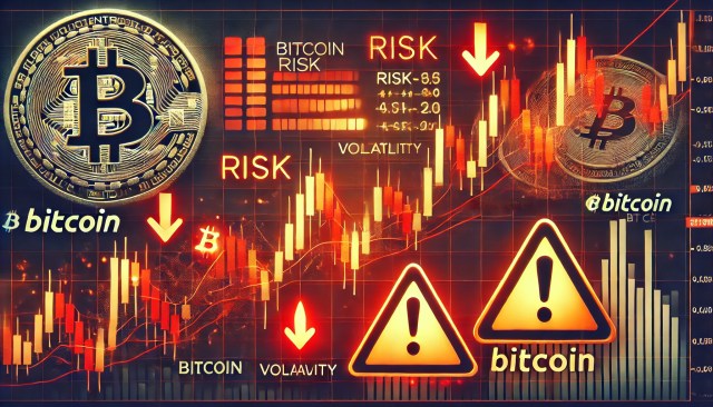 Bitcoin-markedsrisikoen forbliver høj trods nylig fald - Korrektion eller advarselssignal?