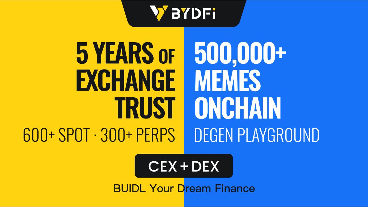BYDFi lancerer officielt On-Chain Trading Tool MoonX, og indvarsler æraen for CEX + DEX Dual Engines.