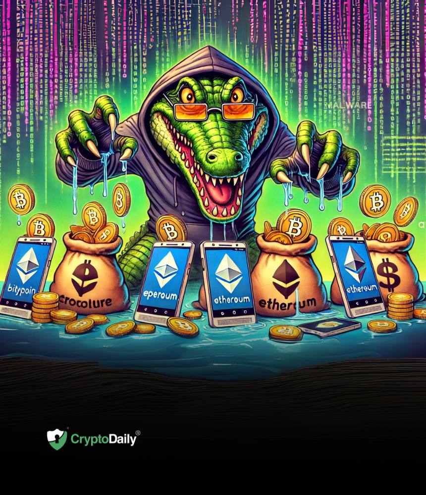 Ny Android-malware 'Crocodilus' snap up kryptovaluta midler.