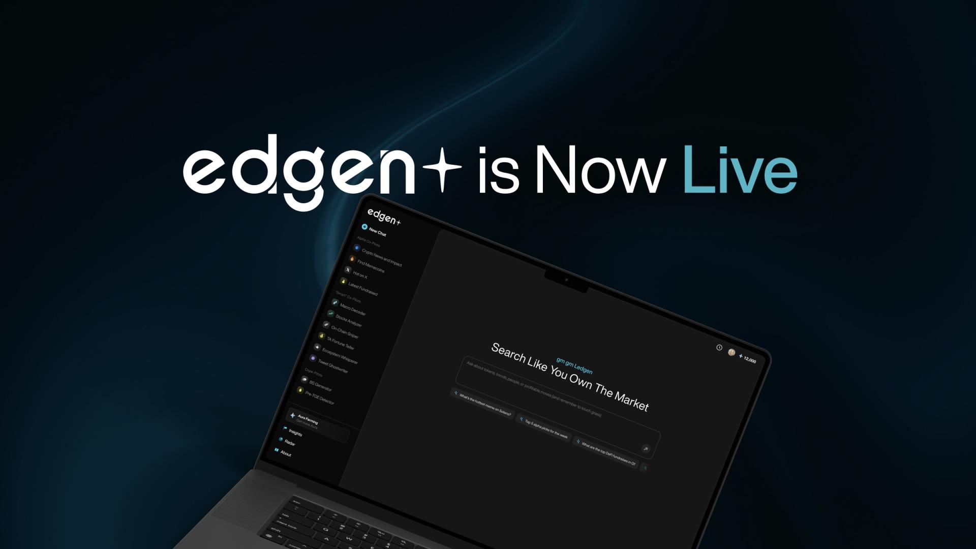 Edgen lancerer "AI Super App," der demokratiserer institutionel krypto-markedsintelligence.
