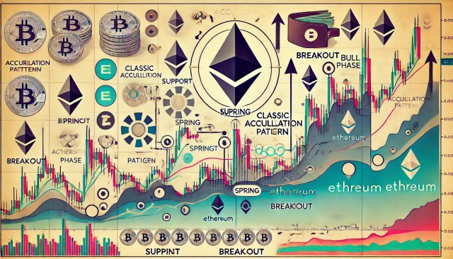 Ethereum Trykker Klassisk Wyckoff Akkumulering - Tyrenes Fase på Vej?
