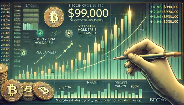 Bitcoin Profithjemhar endnu ikke i fuld gang - STH tilbage i overskud, da BTC passerede $99.000