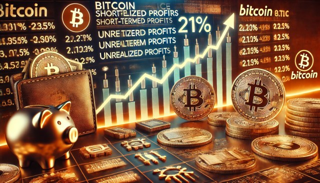 Bitcoin STH Urealiserede Profitter Når 21% - Er Der Plads Til Vækst?