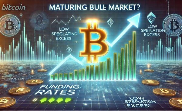 Bitcoin stiger igen, mens finansieringsrater forbliver lave - et tegn på et modnende bullmarked?
