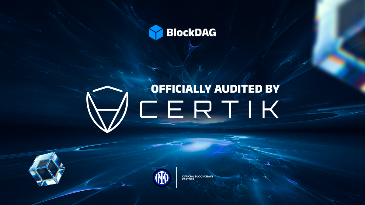 BlockDAG's CertiK Clearance råber sikker væddemål, i modsætning til Ethereum-prisfald og DOGE's Meme Nedsmeltning.
