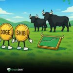 Dogecoin (DOGE), Shiba Inu (SHIB) og Dogwifhat (WIF) Memecoins stiger i værdi.