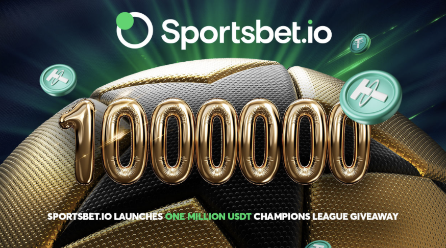 Sportsbet.io lancerer en million USDT Champions League give-away