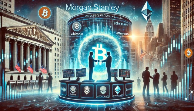 Morgan Stanley introducerer krypto-handel på E*Trade midt i Trumps deregulering.
