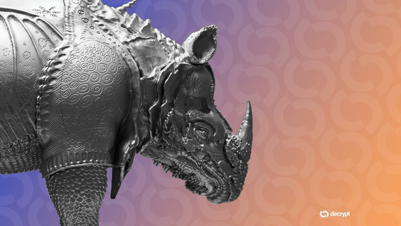 Det Britiske Museum sætter skulpturer af Dürers 'Næsehorn' på Bitcoin blockchain.