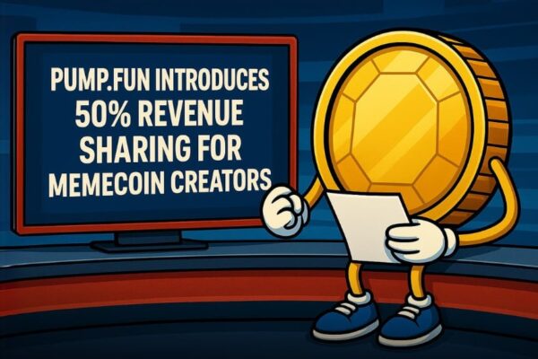 Pump.fun ruller 50% handelsgebyr indtægtsdeling ud til Memecoin skabere midt i blandede reaktioner.