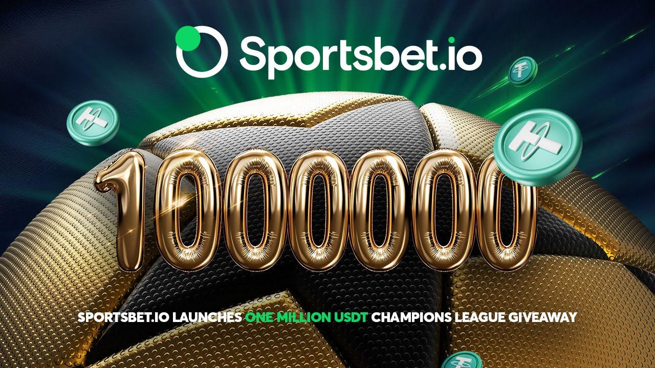 Sportsbet.io lancerer en 1 million USDT-giveaway for at markere Champions League-finalen.