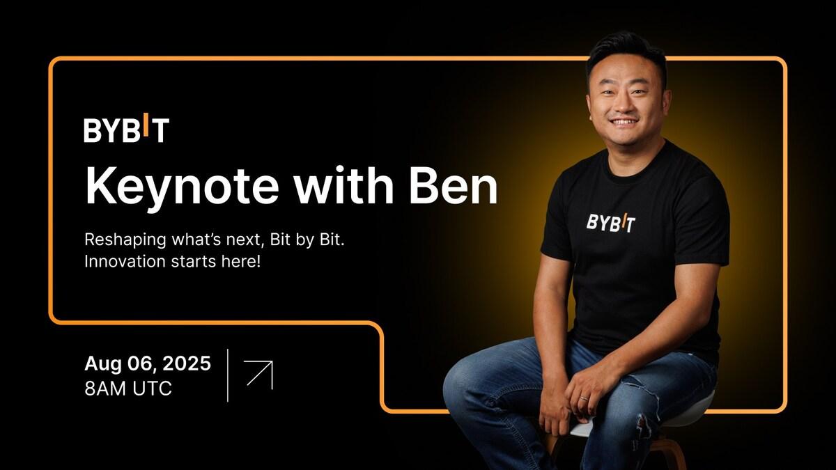 Bybit's Ben Zhou inviterer samfundet til at omskrive deres egen succes i midten af året Keynote Livestream