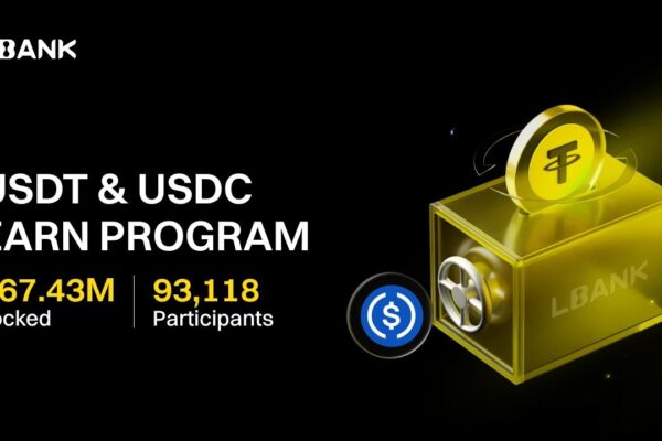 LBank’s Stablecoin EARN Program Reports $67.4M in Locked Value