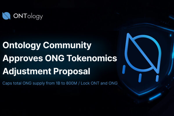 Ontology Community Approves ONG Tokenomics Adjustment Proposal