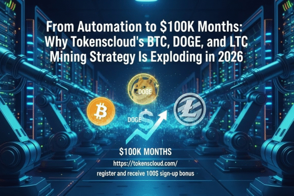 From Automation to $100K Months: Why TokensCloud’s BTC, DOGE, and LTC Mining Strategy Is Exploding in 2026