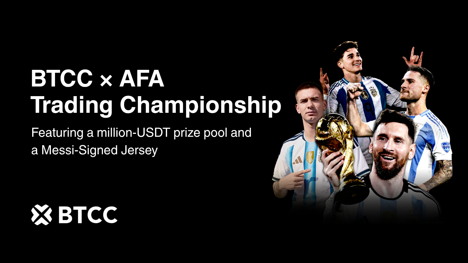 BTCC Exchange og AFA lancerer et handelsmesterskab med en million-USDT-præmiepulje og en Messi-signeret trøje